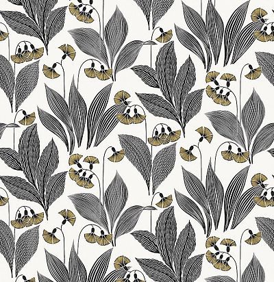 Обои с абстрактным рисунком одуванчика TUL206 Khroma Zoom