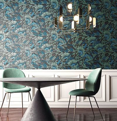 Обои с тропическими цветами TRI404 Khroma - 1