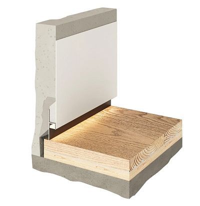 Универсальный теневой профиль D003 под покраску Decaro - 2