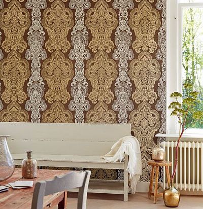 обои коричневые классические 355018  - 2