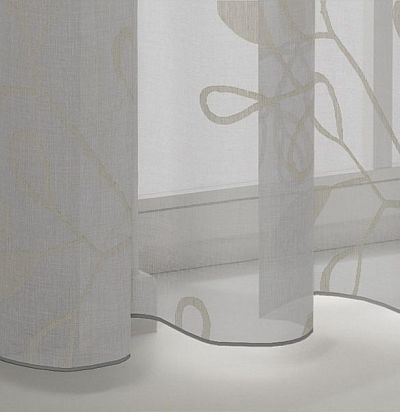 ткань современная полупрозрачная с крупным узором 9804-181 ADO - 1