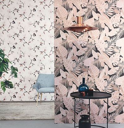 Обои с тропическими листьями LAV102 Khroma Zoom - 1