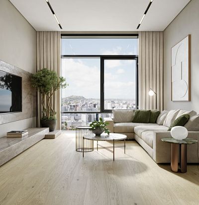 11285 Паркетная доска дуб Nordic S Sandstone ESTA Parket - 1