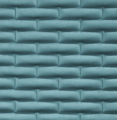 Стеганые обои  зеленовато-голубые дизайн Бамбук вертикальный 20-019-115-27 