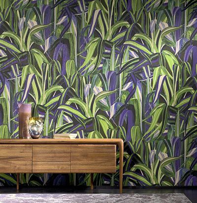 Обои джутовые с листьями 72012 ARTE - 1