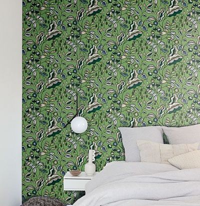 обои современные  дизайнерские листья и ягоды  HIA001 Khroma Zoom - 1