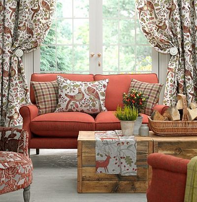 ткань из натурального хлопка Braemar Hawthorn  - 1