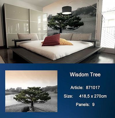 Обои KT Exclusive Metropolis 871017 Wisdom Tree KT Exclusive