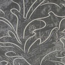 Фото: шелковая ткань с листьями 10307.85- Ампир Декор