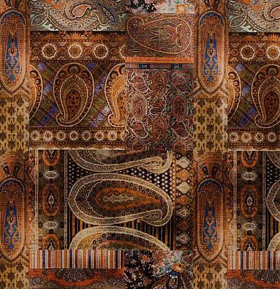 натуральная бархатная ткань FD265Y101 Mulberry