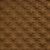 Фото: Стеганые обои  золотисто-коричневые дизайн Дамаск 20-022-105-27- Ампир Декор