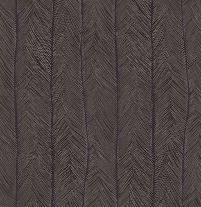 Темные обои с тропическими листьями 75406 ARTE