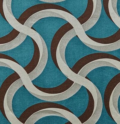 ткань современная плотная бархатная с крупным узором 15475-797 Zimmer+Rohde