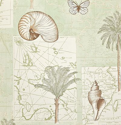 Обои с картой светлые PW78010/3 Baker Lifestyle