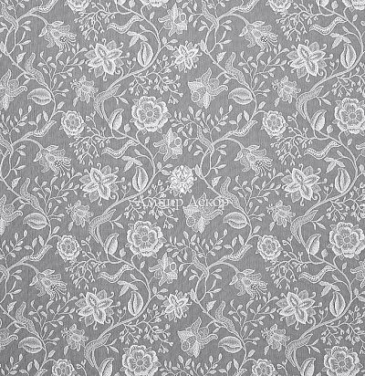 Тюль с цветочным рисунком 7875 Madalyn Natural Morton Young & Borland