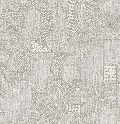 обои серые с геометрией IUM205 Khroma