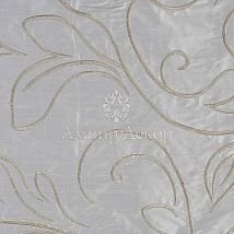 Фото: шелковая ткань с листьями 10307.81- Ампир Декор