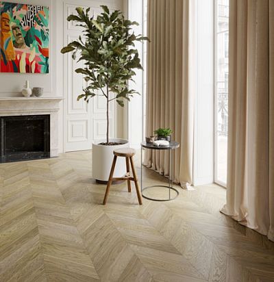 15286 Паркетная доска дуб Chevron Nordic S Havana ESTA Parket - 1