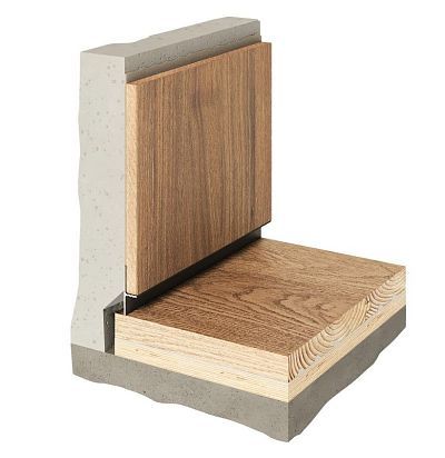 Универсальный теневой профиль D004A анодированный чёрный Decaro - 2