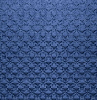 Стеганые обои ярко-синие дизайн амулет 10-011-120-00 