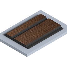 Фото: LV133 BR396K Декоративная панель HiWood- Ампир Декор