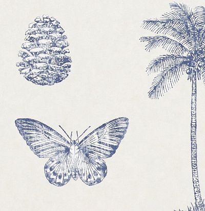 светлые дизайнерские обои 213385 Sanderson