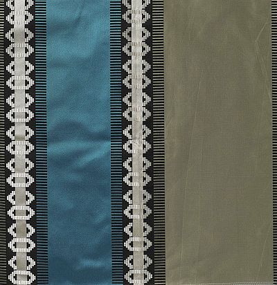 хлопковая ткань для портьер 10531.70 Rayure Athena Nobilis