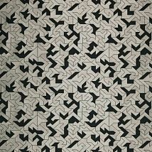 Фото: Жаккард из Франции 10648.23 Origami Noir- Ампир Декор