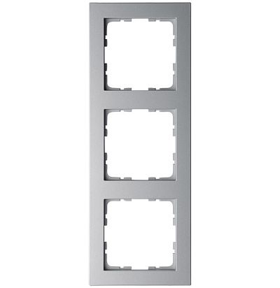 Рамка G-Classic  3-постовая, цвет Алюминий Jasmart
