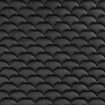 Фото: Стеганые обои черные дизайн Ардеко горизонтальный 20-025-124-00- Ампир Декор