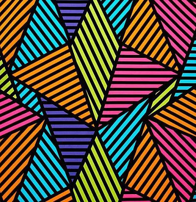 хлопковая ткань с геометрическим рисунком Triangle 36 