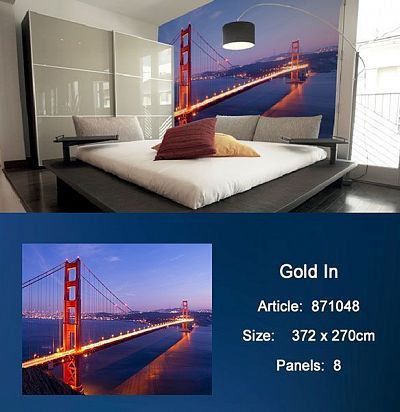 Обои KT Exclusive Metropolis 871048 Goldin KT Exclusive