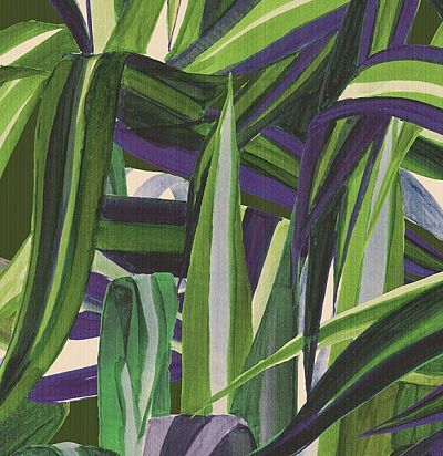 Обои с рисунком листьев 72012A ARTE