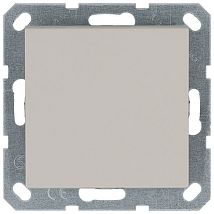 Фото: Выключатель одноклавишный перекрестный 10A 250V~ с накладкой, цвет Тауп- Ампир Декор