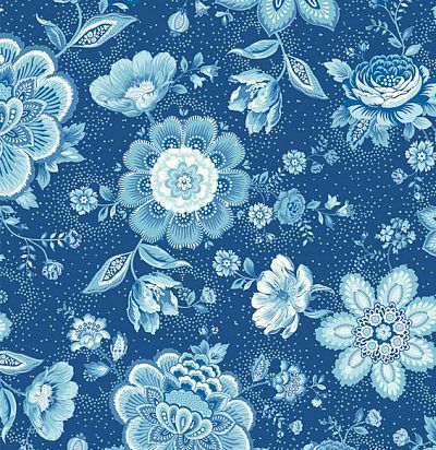 Обои с имитацией делфтской росписи 341013 