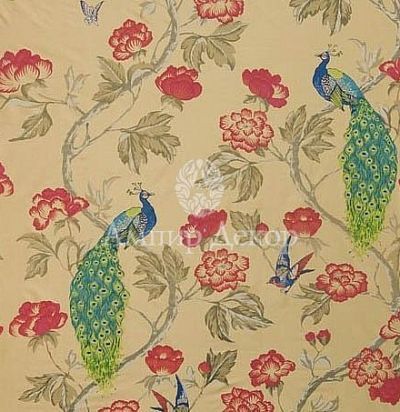 английская ткань для портьер Arabesque Gold 