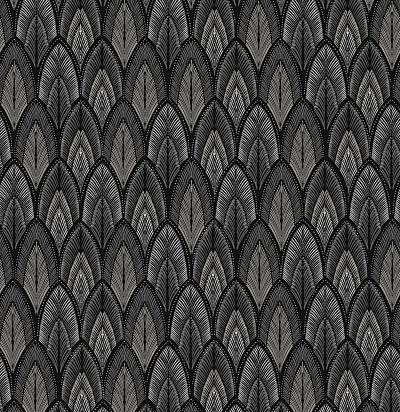 Обои рулонные узор из перьев птиц SUM401 Khroma