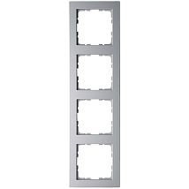 Фото: Рамка G-Classic  4-постовая, цвет Алюминий- Ампир Декор