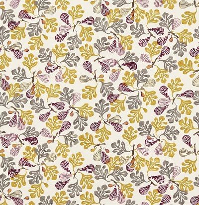 натуральная ткань с растительным принтом 223426 Sanderson