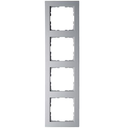 Рамка G-Classic  4-постовая, цвет Алюминий Jasmart