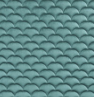 Стеганые обои голубовато-зеленые дизайн Ардеко горизонтальный 20-025-116-20 