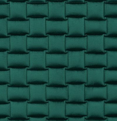 Стеганые обои  темно-зеленые дизайн Плетеный 20-018-132-27 