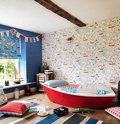 обои с картой для детской 214040 Sanderson - 2