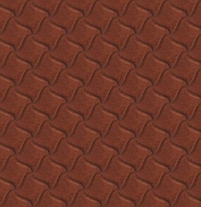 Стеганые обои коньячно-коричневые дизайн клевер 10-003-027-20 