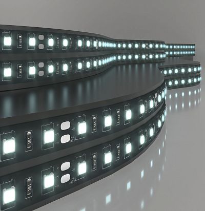 Светодиодная лента Лента светодиодная 24V 14,4W 60Led 5050 IP20 холодный белый, Black, 5м Elektrostandard Pro