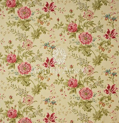 Английские ткани цветы розы DCOUEL-202 Sanderson