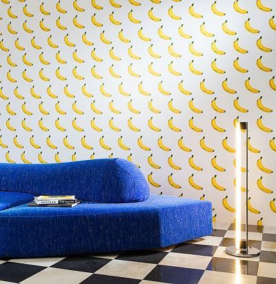 обои белые с бананами FP1121 ARTE - 1