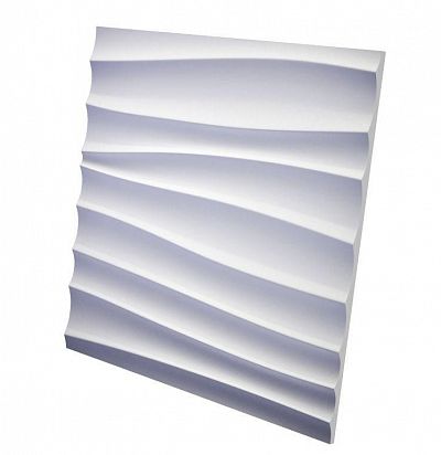 D-0005-2 3D  Breeze-2 Дизайнерская панель из гипса  - 1