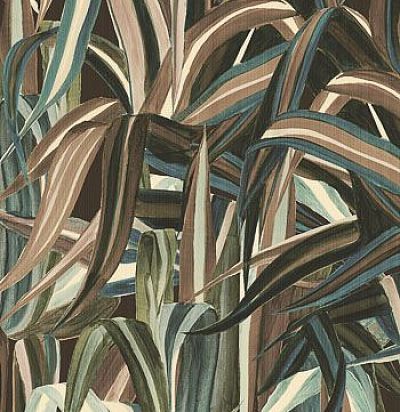 Обои джутовые с листьями 72011 ARTE