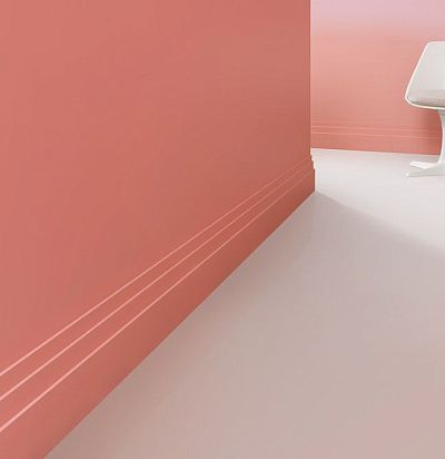 Плинтус из дюрополимера с кабель-каналом SX181 ORAC DECOR - 1